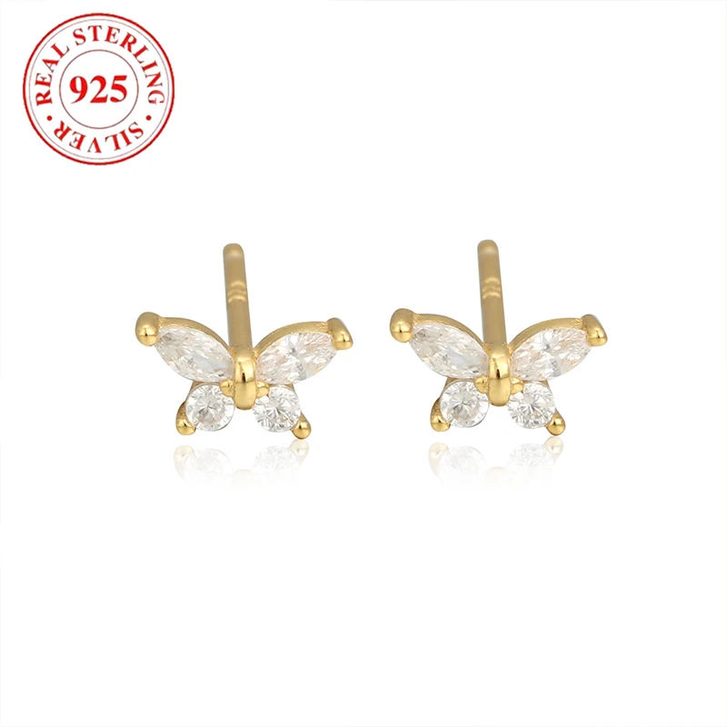 S925 Sterling Silver Zirconia Butterfly Women's Earrings Hypoallergenic Suitable for Women's Holiday Gifts
S925 Sterling Silver Zirconia Butterfly Women's Earrings Hypoallergenic Suitable for Women's Holiday Gifts