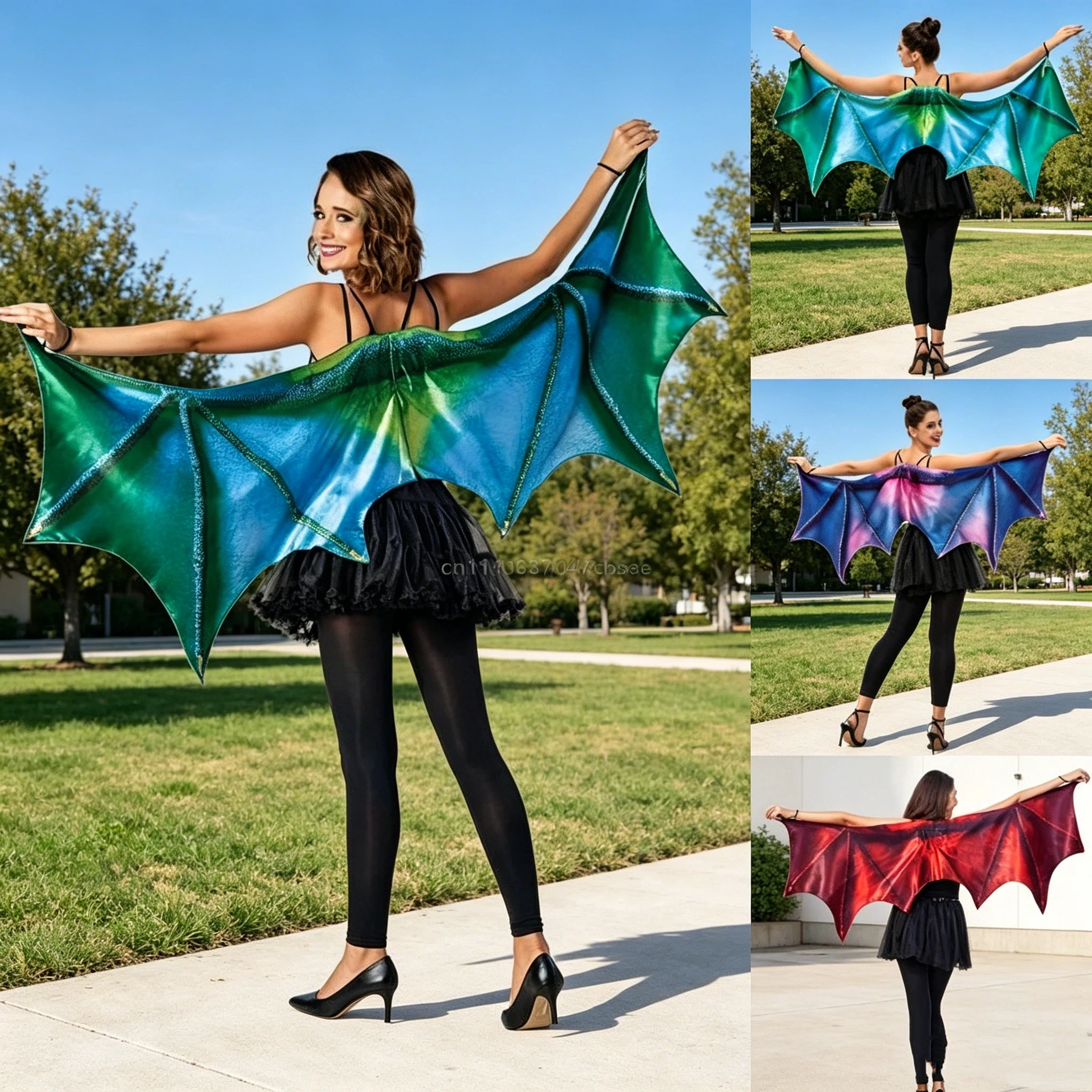Cosplay Dragon Animal Wings Adult Halloween Green Purple Dinosaur Wing Decoration Carnival Party Role Play Demon Costume 2026
Cosplay Dragon Animal Wings Adult Halloween Green Purple Dinosaur Wing Decoration Carnival Party Role Play Demon Costume 2026