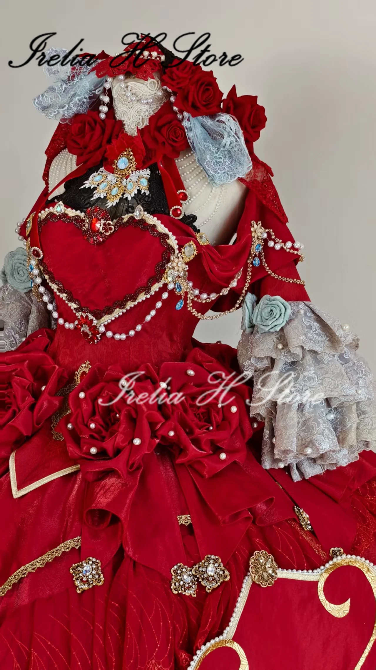 Irelia H Store Нестандартный размер Marie Identity V The red lady Marie Косплей Костюм для женщин Высококачественный образ Галерея наряд Co
Irelia H Store Нестандартный размер Marie Identity V The red lady Marie Косплей Костюм для женщин Высококачественный образ Галерея наряд Co