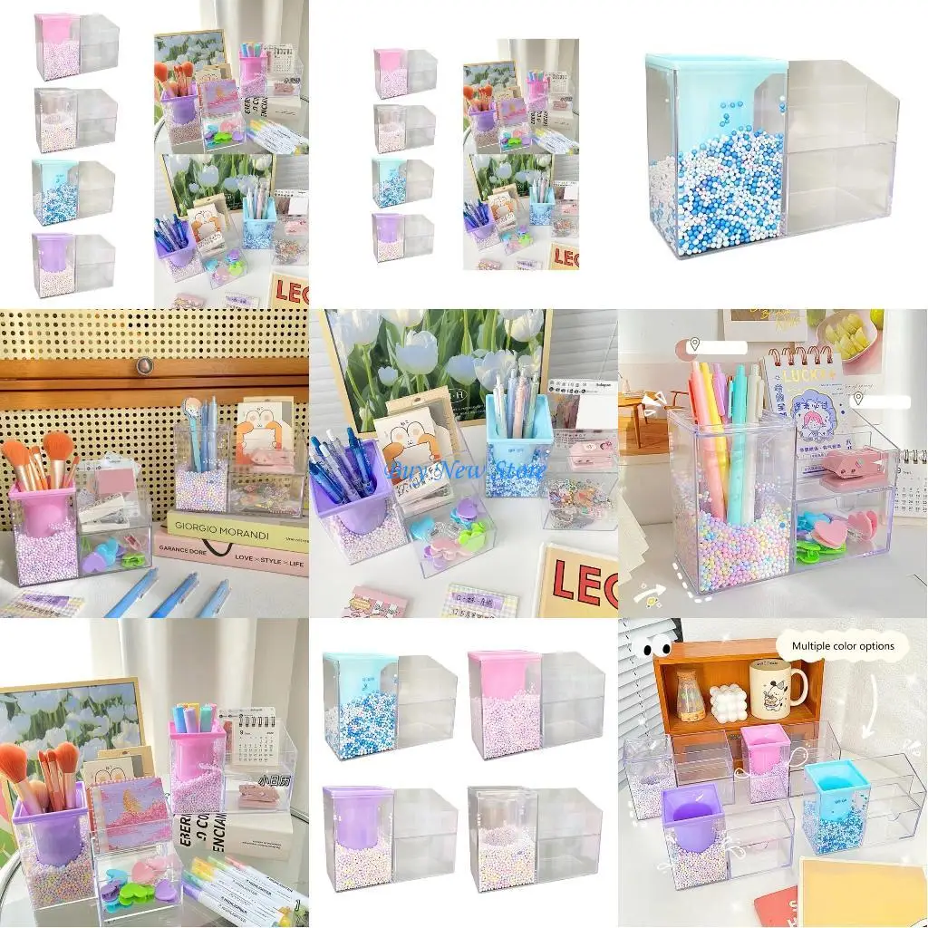 20CE Stylish Acrylic Desk Pen Holder Organizers with Multiple Compartments for Storing Pens, Pencils, and Jewelry for Storing
20CE Stylish Acrylic Desk Pen Holder Organizers with Multiple Compartments for Storing Pens, Pencils, and Jewelry for Storing
