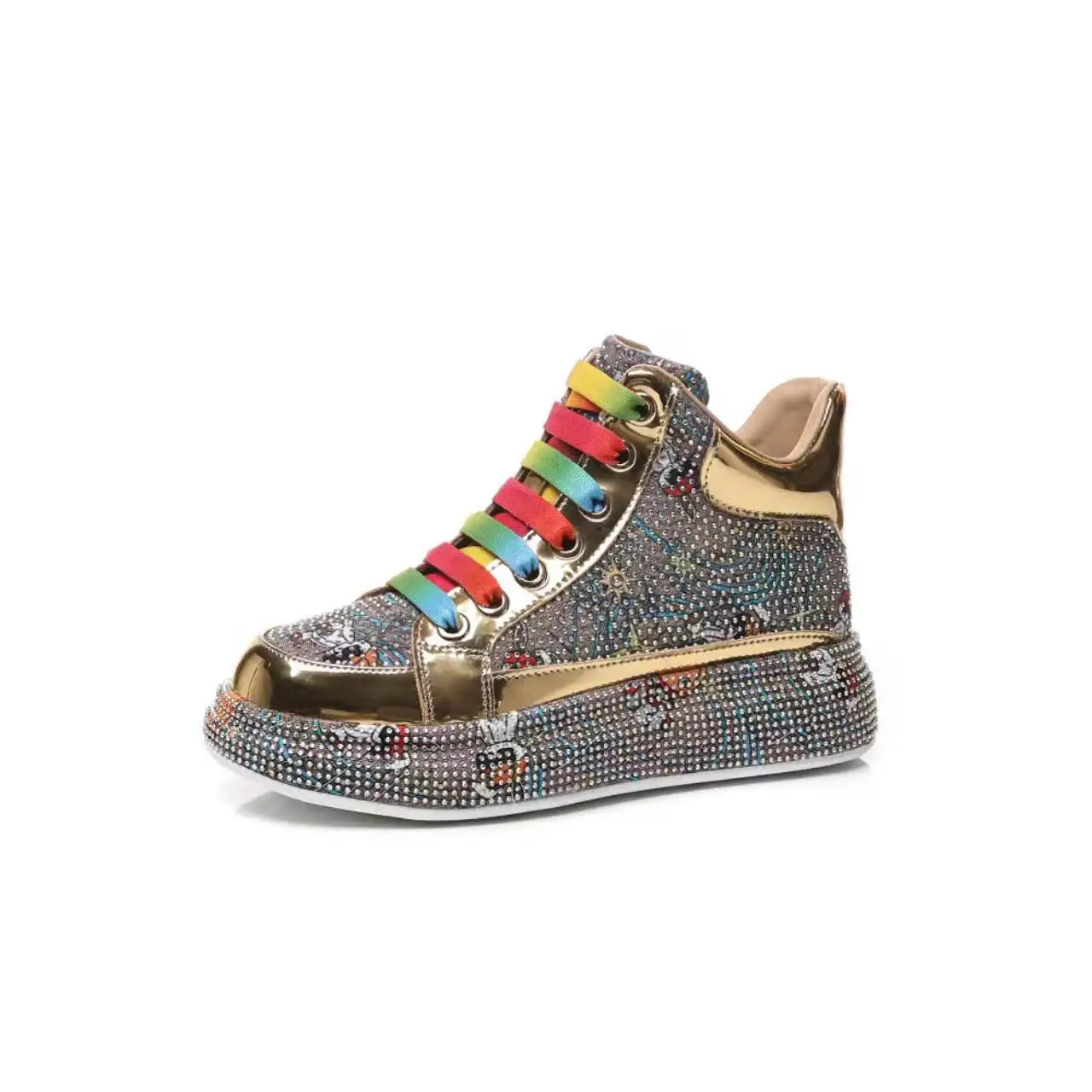 Top Quality Sneakers Women Skating Shoes 2026 Rhinestone Women Loafers Platform Fashion Shiny Women's Casual Shoes Zapatos Mujer
Top Quality Sneakers Women Skating Shoes 2026 Rhinestone Women Loafers Platform Fashion Shiny Women's Casual Shoes Zapatos Mujer