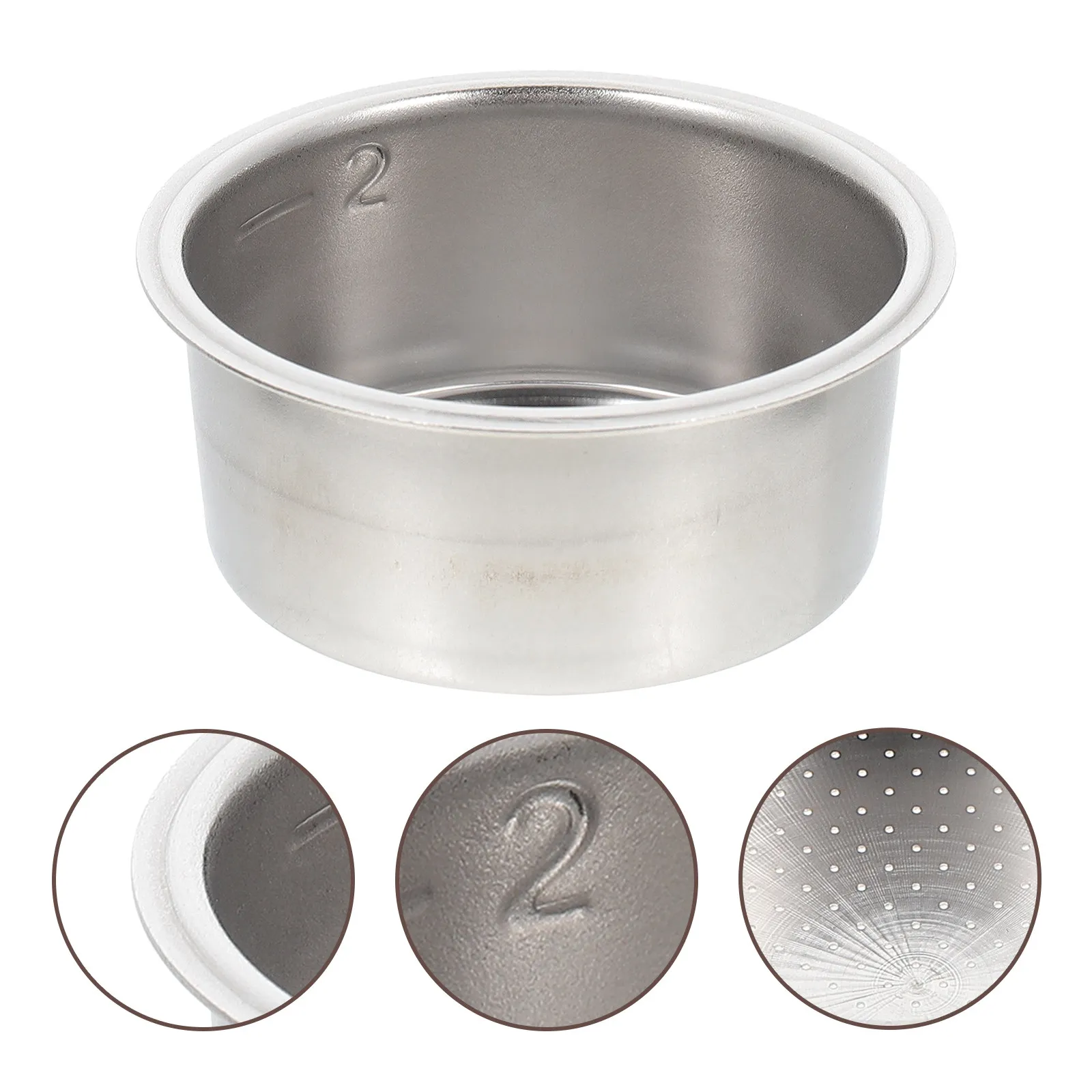 Espresso Filter Basket Stainless Steel Double Coffee Machine Filter for Fine Ground Retention Smooth Mellow Flavor Household
Espresso Filter Basket Stainless Steel Double Coffee Machine Filter for Fine Ground Retention Smooth Mellow Flavor Household