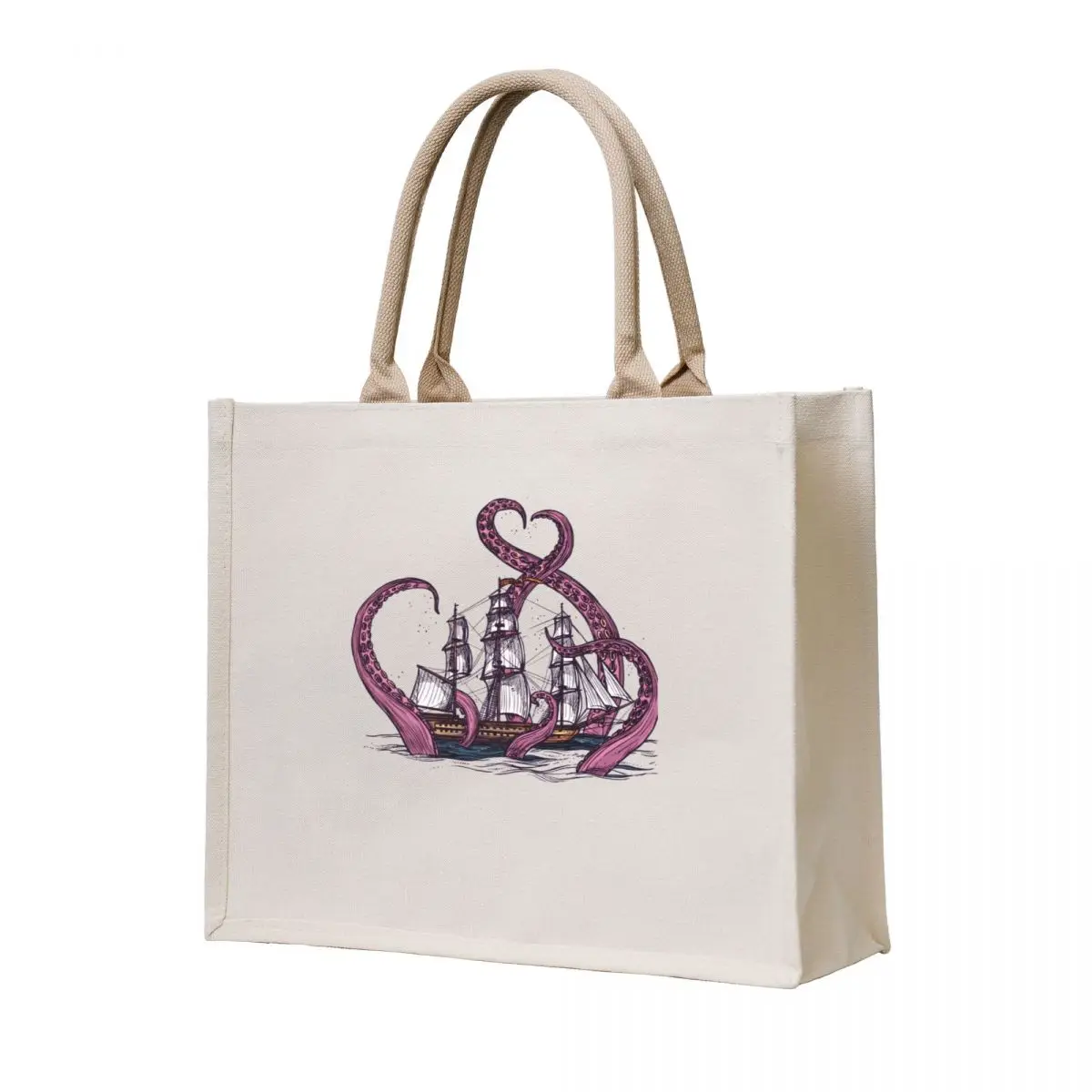 Vintage Octopus Sea Monster Kraken with Ship Tentacles of Cthulhu Tote Bag Candy bags Women's tote bag canvas tote bags
Vintage Octopus Sea Monster Kraken with Ship Tentacles of Cthulhu Tote Bag Candy bags Women's tote bag canvas tote bags