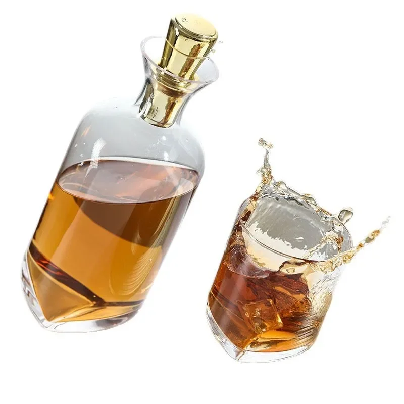 European creative golden wine set crystal wine glass creative wine glass whisky cup
European creative golden wine set crystal wine glass creative wine glass whisky cup