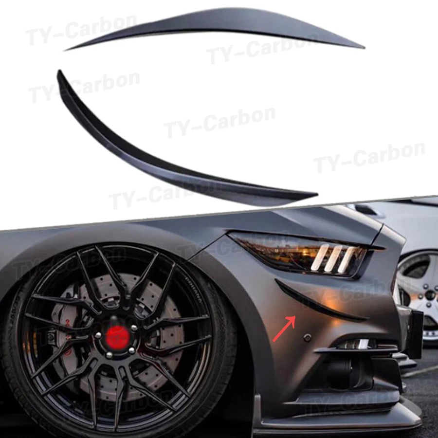 Carbon Fiber Front Bumper Splitters Side Shark Fins Canards Trims Car Decorative for Ford Mustang 2015 - 2017 Car Accessories
Carbon Fiber Front Bumper Splitters Side Shark Fins Canards Trims Car Decorative for Ford Mustang 2015 - 2017 Car Accessories