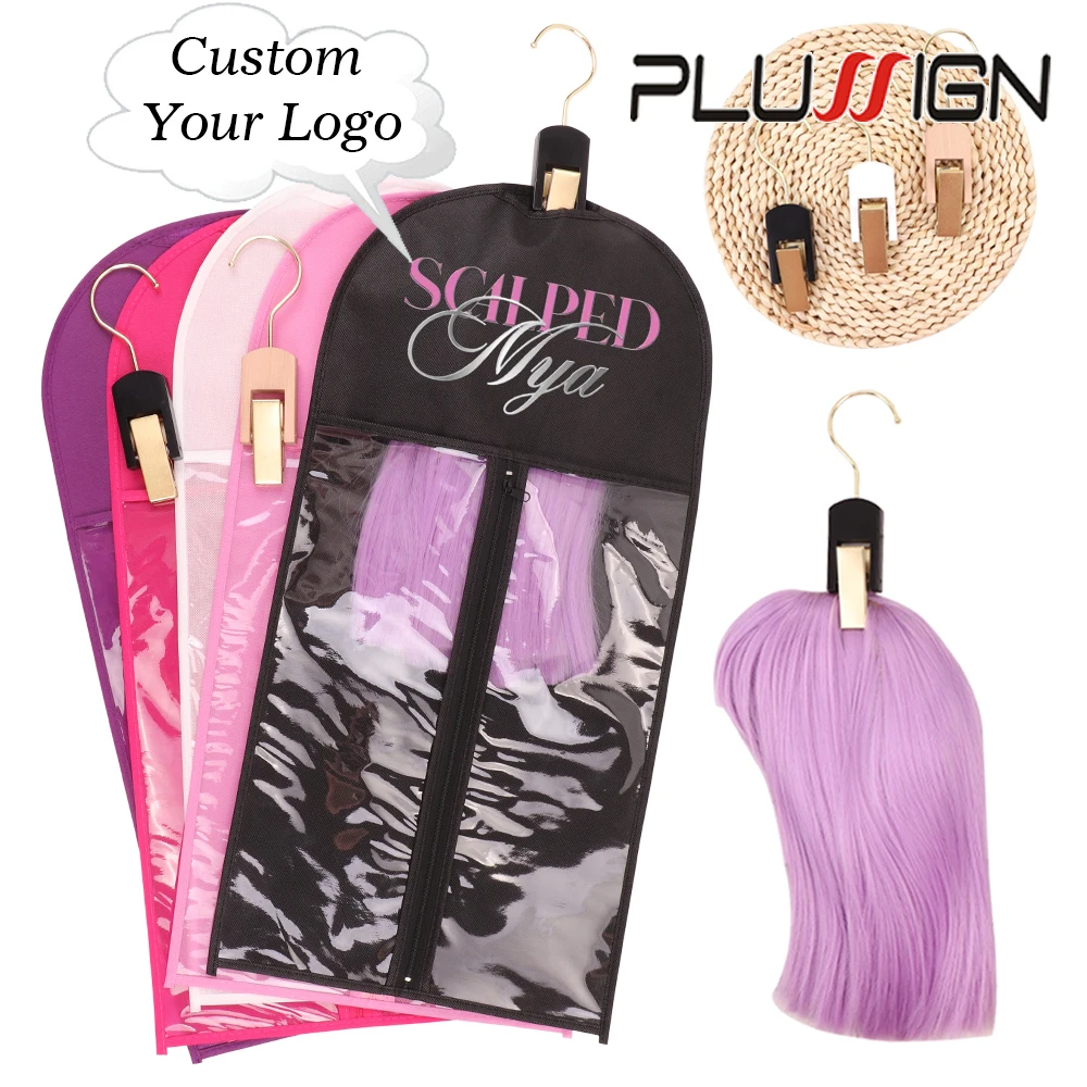 Custom Logo 5pcs Non Woven Wig Bag With Multifunctional Hanger For Wig Storage Hair Extensions Bags With Wooden Hanger For Wigs
Custom Logo 5pcs Non Woven Wig Bag With Multifunctional Hanger For Wig Storage Hair Extensions Bags With Wooden Hanger For Wigs