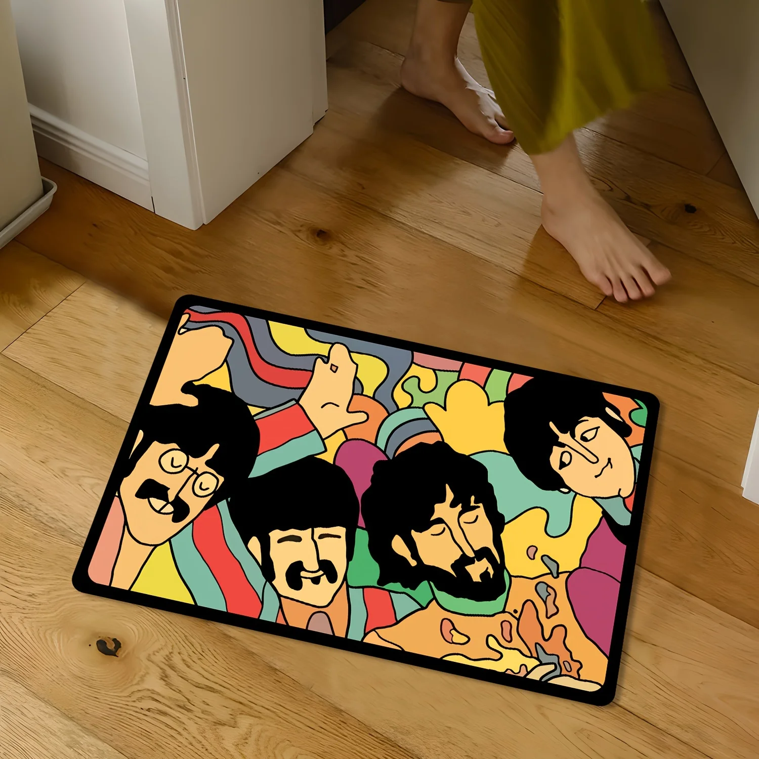 Мягкий и шумоподавляющий впитывающий нескользящий напольный коврик в стиле ретро для украшения дома и входа в ванную комнату VIKAMA
Мягкий и шумоподавляющий впитывающий нескользящий напольный коврик в стиле ретро для украшения дома и входа в ванную комнату VIKAMA