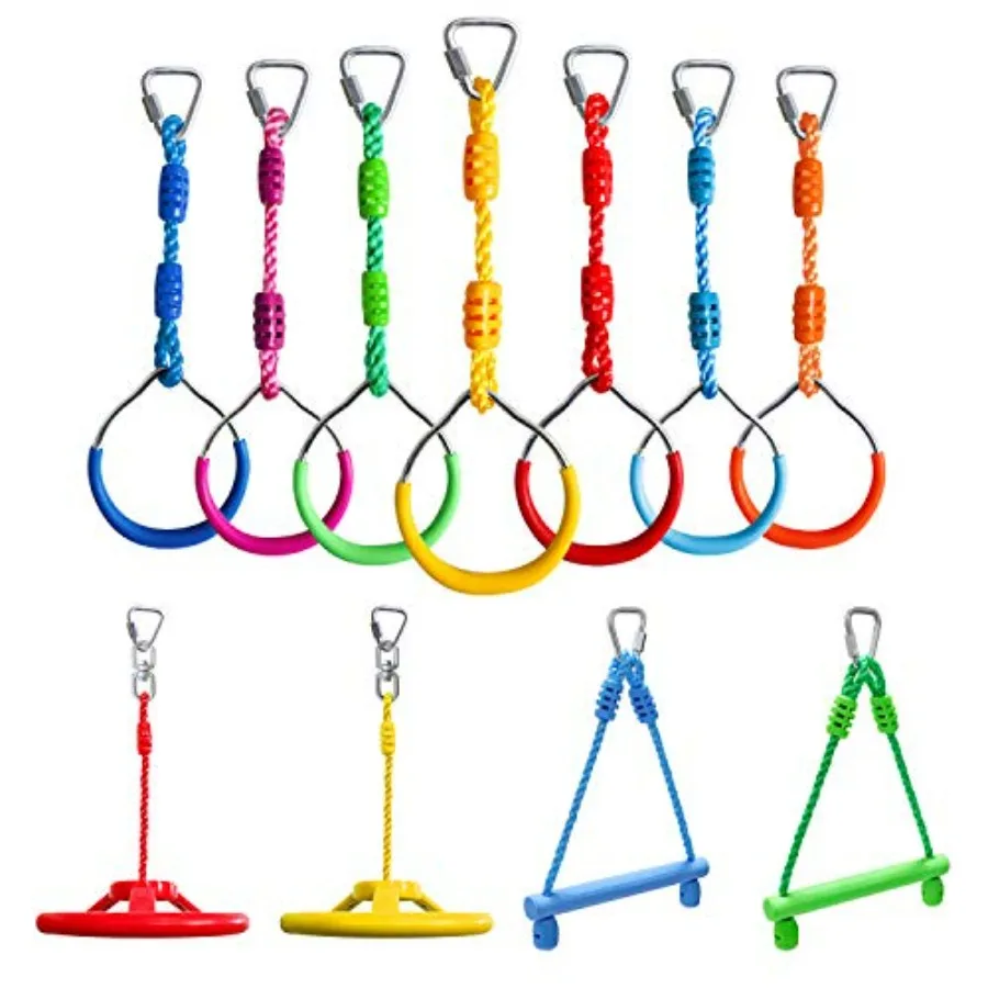 Craft Ninja Warrior Obstacle Course Accessories Outdoor Play 7pc Rings 2pc Swing Trapeze Wheels 2pc Monkey Bars Red Durable Pla
Craft Ninja Warrior Obstacle Course Accessories Outdoor Play 7pc Rings 2pc Swing Trapeze Wheels 2pc Monkey Bars Red Durable Pla