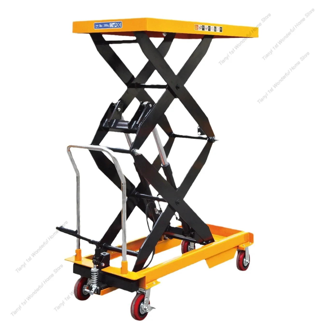 Ручная тележка с гидравлической платформой PTH500 — грузоподъемность 500 кг, высота подъема 2 м, промышленная ручная тележка для верстаков
Ручная тележка с гидравлической платформой PTH500 — грузоподъемность 500 кг, высота подъема 2 м, промышленная ручная тележка для верстаков