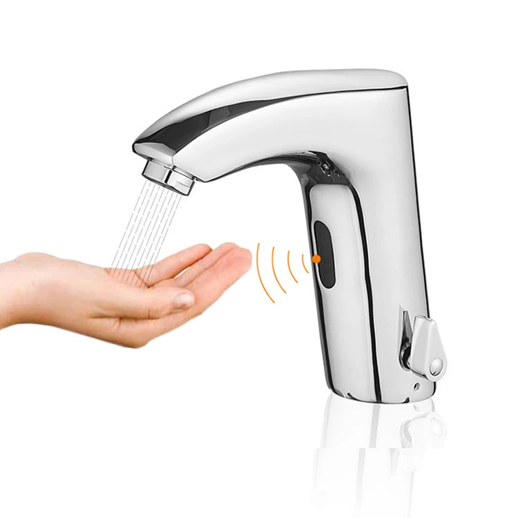 Chrome Automatic Touch Bathroom Lavatory Faucet Sensor Hold And Cold Single Handle Wash Basin Waterfall Bathroom Mixer Tap
Chrome Automatic Touch Bathroom Lavatory Faucet Sensor Hold And Cold Single Handle Wash Basin Waterfall Bathroom Mixer Tap