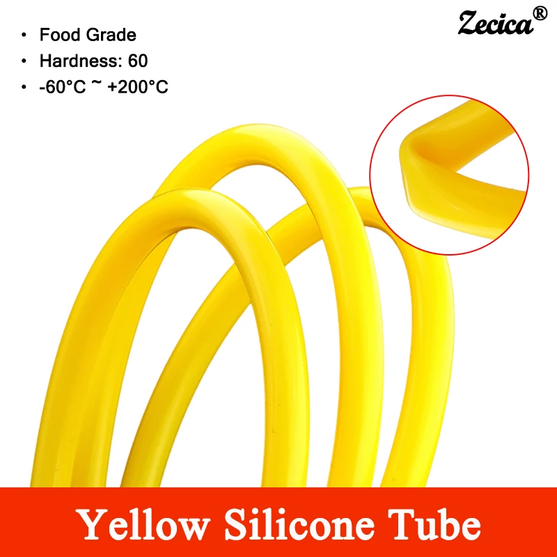 Yellow Food Grade Silicone Tube ID 0.5 ~ 32mm Soft Flexible Non-Toxic Drink Garden Watering Fish Tank Connector Pipe
Yellow Food Grade Silicone Tube ID 0.5 ~ 32mm Soft Flexible Non-Toxic Drink Garden Watering Fish Tank Connector Pipe