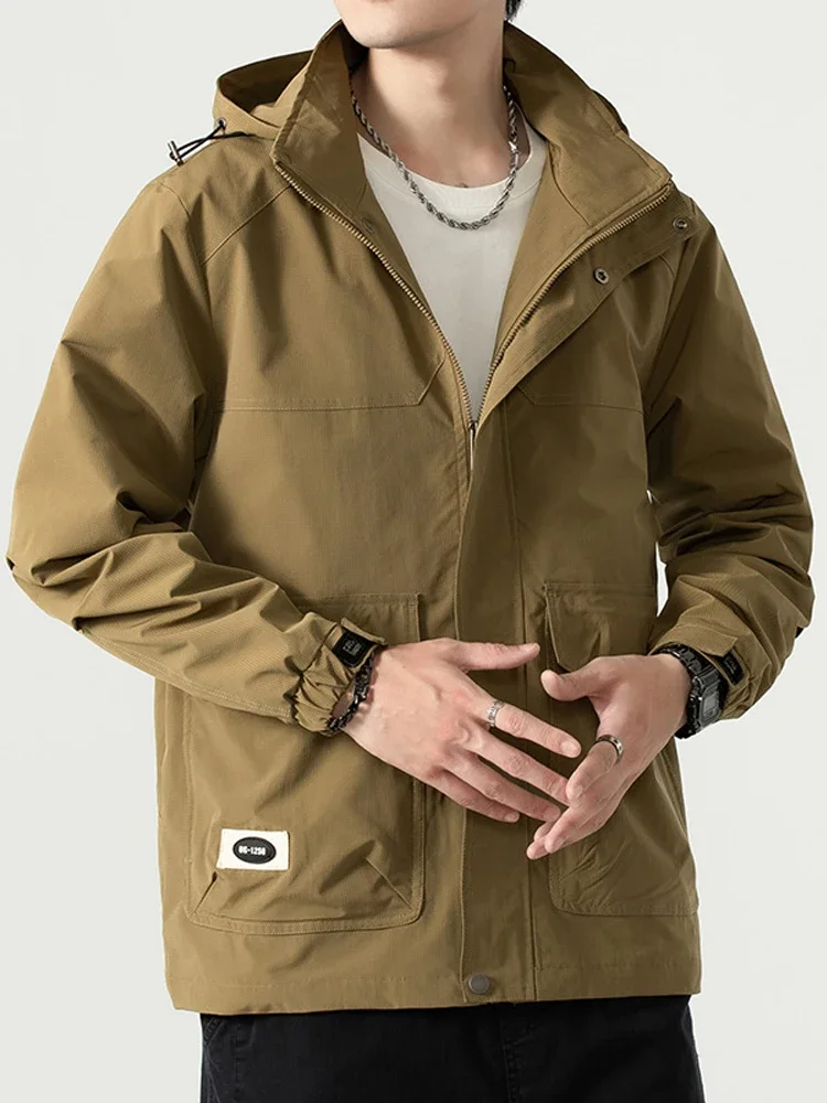 Autumn New Casual Jacket Men Multi-Pockets Outdoor Waterproof Clothes Hooded Windbreaker Man Zipper Coats Plus Size 8XL
Autumn New Casual Jacket Men Multi-Pockets Outdoor Waterproof Clothes Hooded Windbreaker Man Zipper Coats Plus Size 8XL