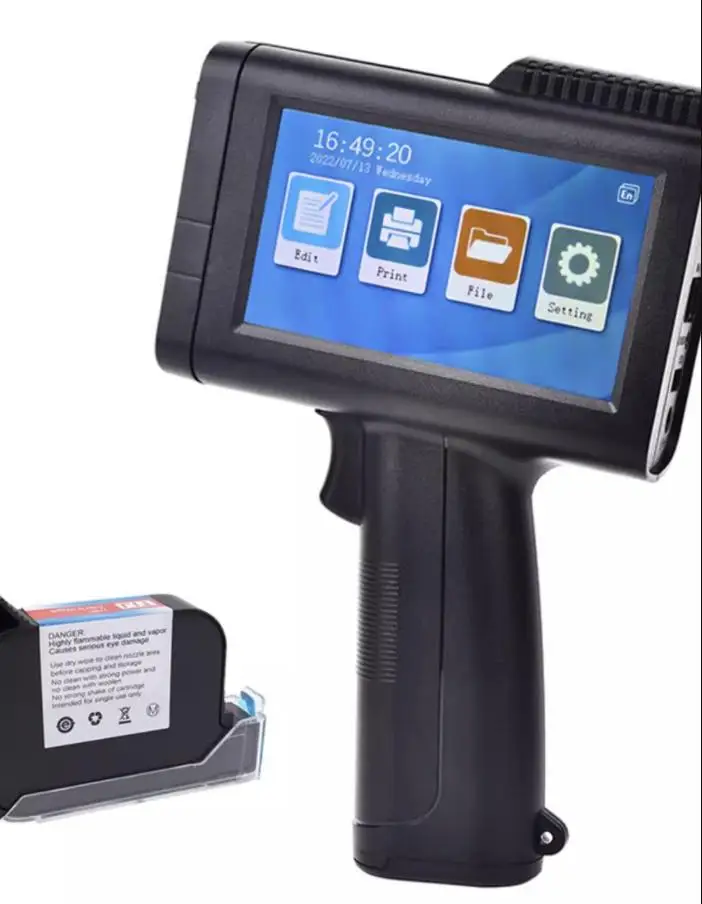 Thermal Expiry Date Batch Code Printer Gun Coding Machine for Packing
Thermal Expiry Date Batch Code Printer Gun Coding Machine for Packing