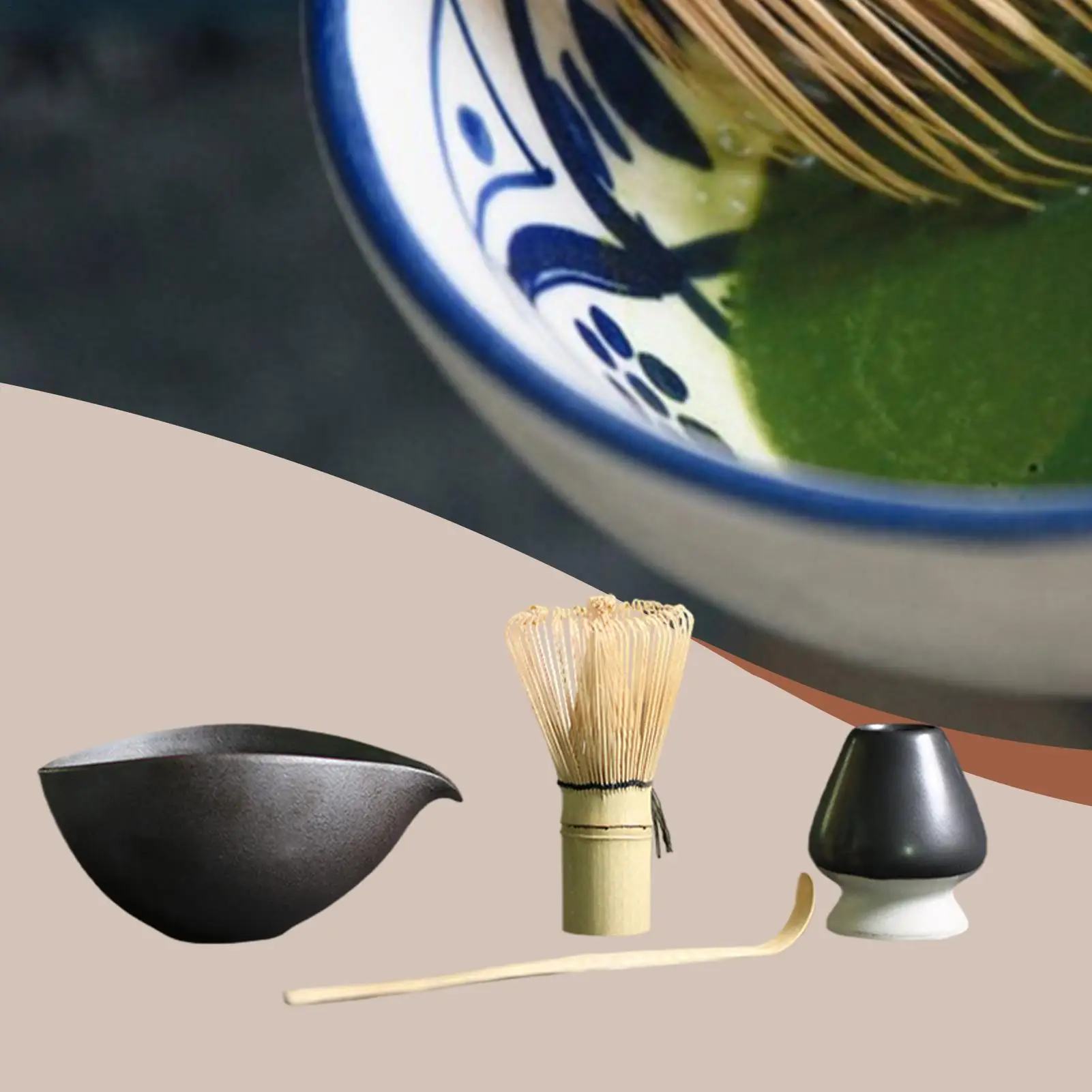 Tea Set 4-piece Ceremony Whisk Tools Traditional Tea Ceremony Kit For Bar Catering Coffee Breakfast Latte Drinks Kitchen Camping
Tea Set 4-piece Ceremony Whisk Tools Traditional Tea Ceremony Kit For Bar Catering Coffee Breakfast Latte Drinks Kitchen Camping