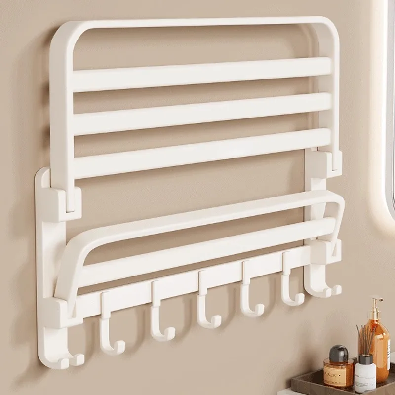 Cream wind towel rack toilet non-perforated bathroom toilet towel rack space aluminum
Cream wind towel rack toilet non-perforated bathroom toilet towel rack space aluminum