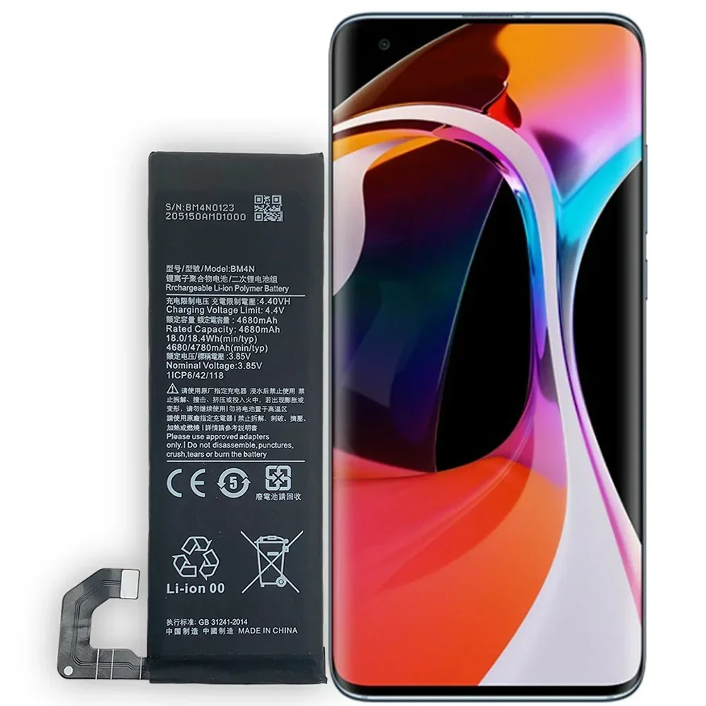 Battery BM4N For Xiaomi Mi 10 Pro 5G for Xiaomi Mi10 5G 10S Genuine Phone Bateria Batteries Lithium Battery
Battery BM4N For Xiaomi Mi 10 Pro 5G for Xiaomi Mi10 5G 10S Genuine Phone Bateria Batteries Lithium Battery