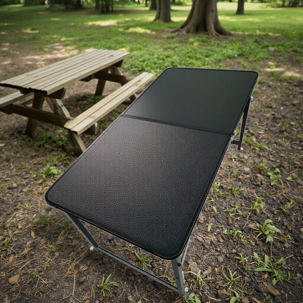 Small Black Folding Solar Table With 65W USB C Charger Portable Perc Camping Picnic Indoor/Outdoor Adjustable Height
Small Black Folding Solar Table With 65W USB C Charger Portable Perc Camping Picnic Indoor/Outdoor Adjustable Height