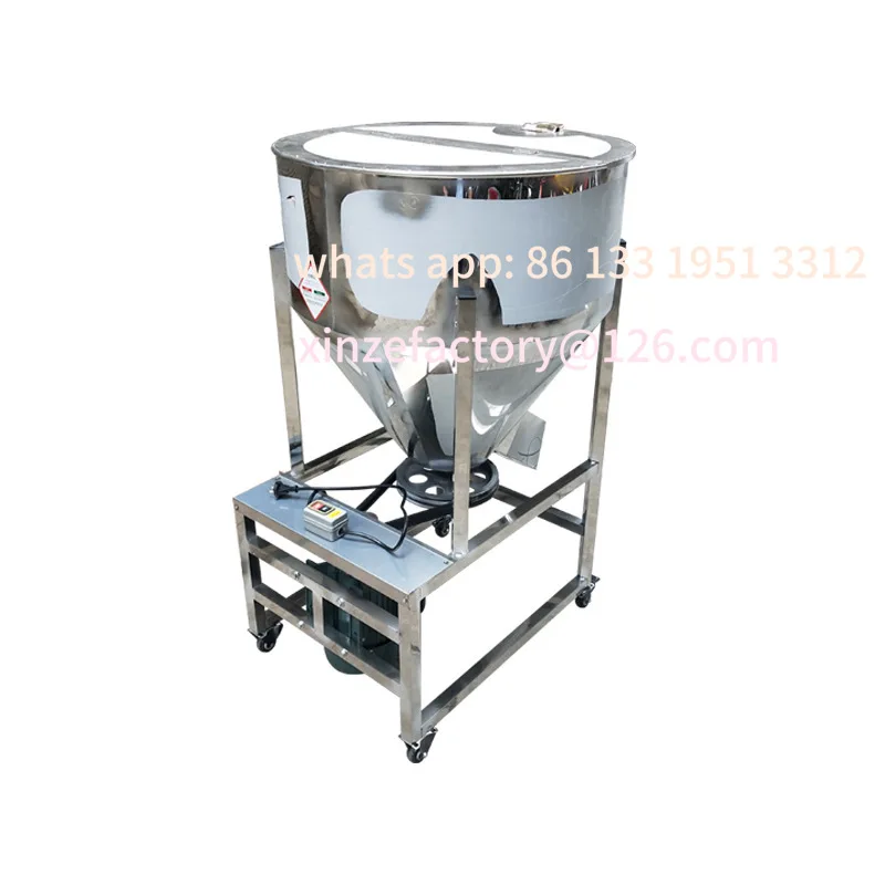 Настраиваемая вертикальная подача 100 кг, смеситель для цветных гранул из нержавеющей стали, смеситель для гранул
Настраиваемая вертикальная подача 100 кг, смеситель для цветных гранул из нержавеющей стали, смеситель для гранул