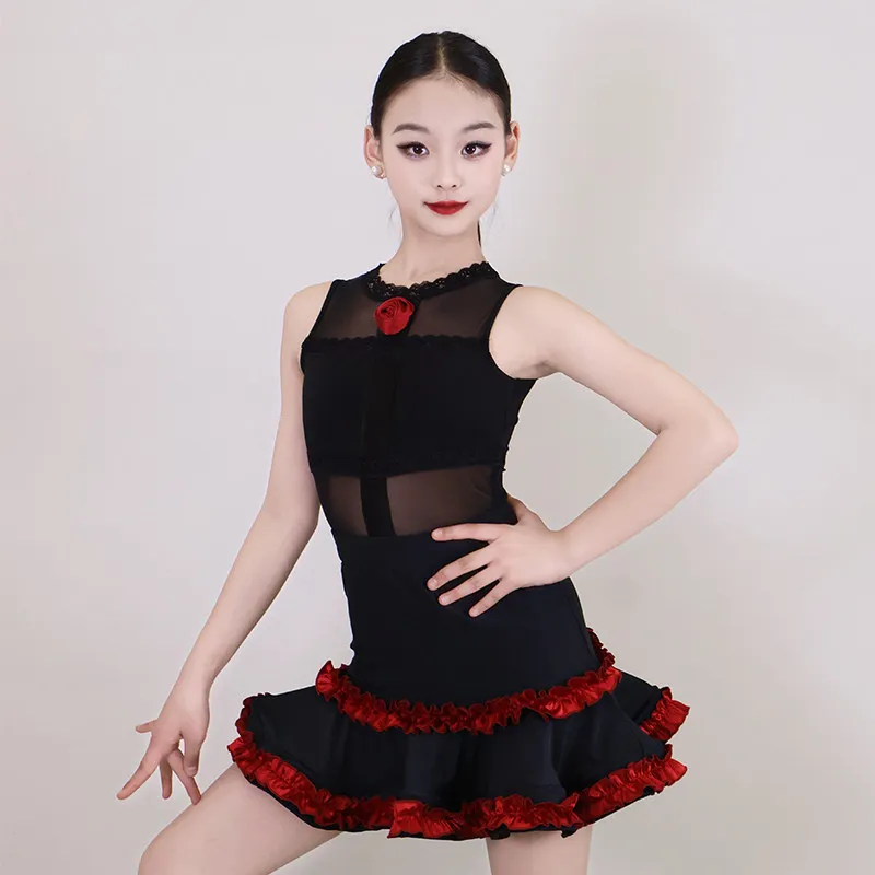 2026 Children Latin Dance Performance Costumes For Girls Sleeveless Tops Split Skirts Practice Suit Samba Latin Dress XH4299
2026 Children Latin Dance Performance Costumes For Girls Sleeveless Tops Split Skirts Practice Suit Samba Latin Dress XH4299
