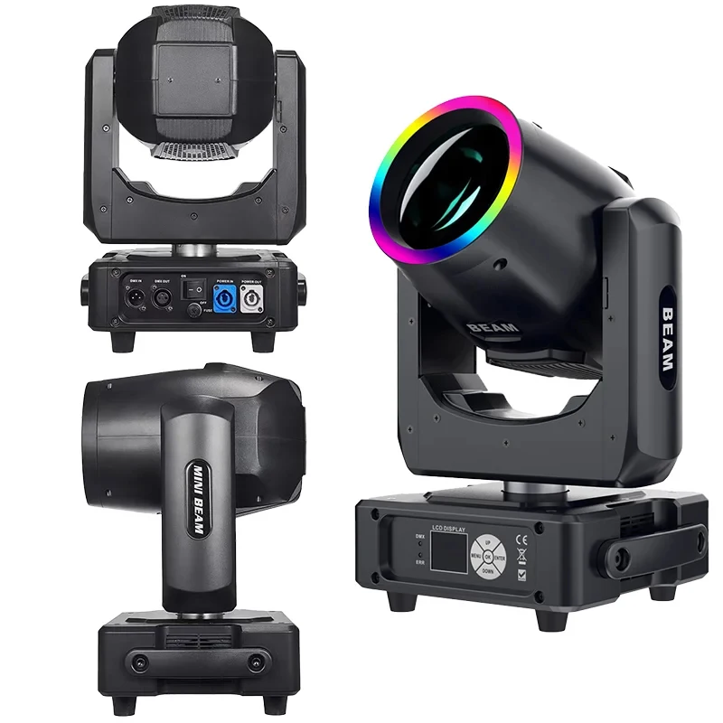 AOPU 230W Moving Head Beam Light with RGB LED Light Strip Professional Stage Lighting for Club Wedding DJ Disco Party Performanc
AOPU 230W Moving Head Beam Light with RGB LED Light Strip Professional Stage Lighting for Club Wedding DJ Disco Party Performanc