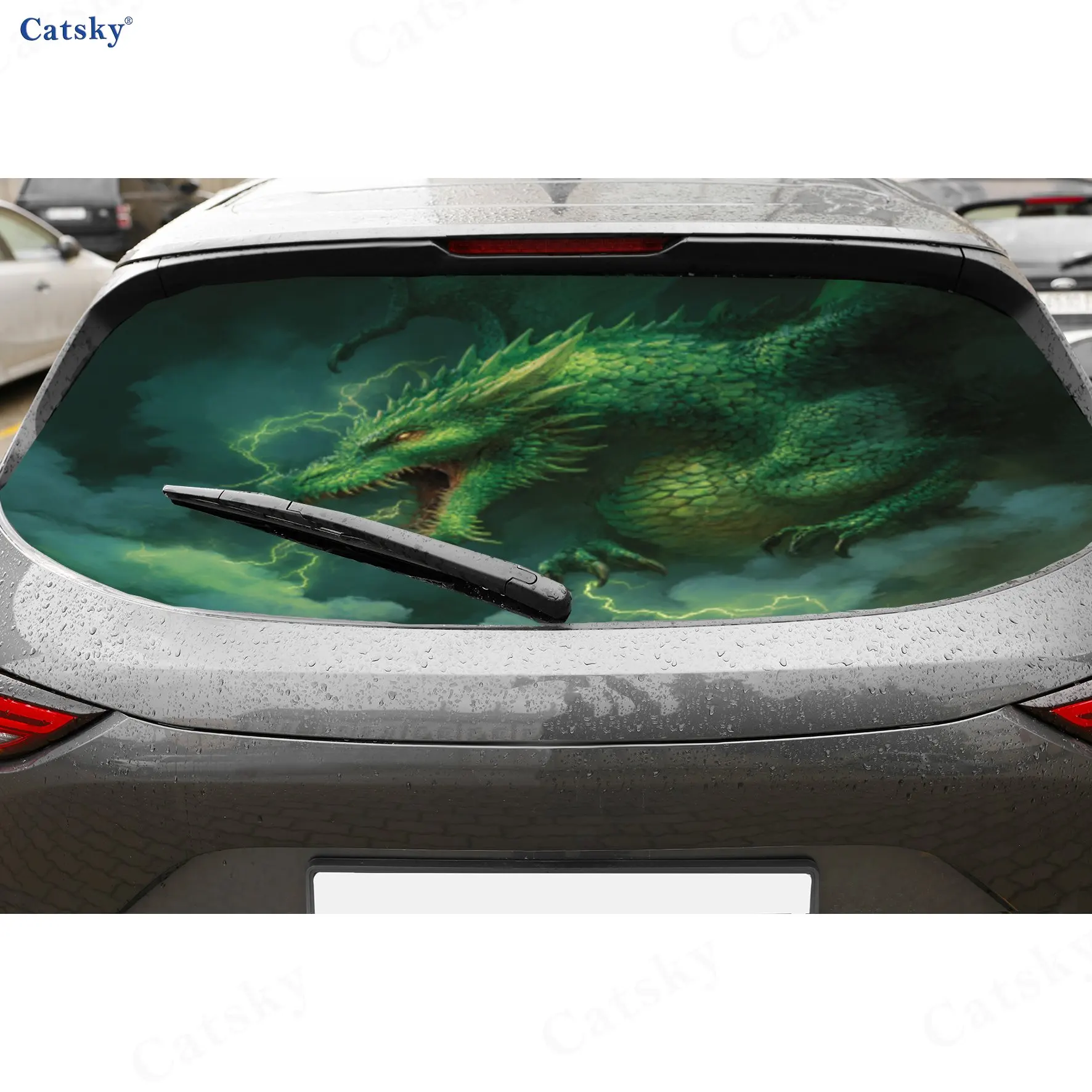 Самоклеящаяся водонепроницаемая наклейка на заднее окно автомобиля из ПВХ Green Charizard, легко наклеивается, не падает, водонепроницаемая и
Самоклеящаяся водонепроницаемая наклейка на заднее окно автомобиля из ПВХ Green Charizard, легко наклеивается, не падает, водонепроницаемая и