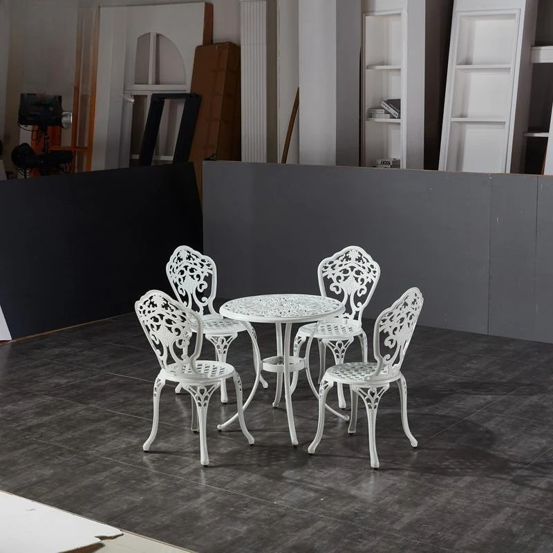 outdoor table and chair three-piece set, garden courtyard open-air wrought iron table and chair combination, casual waterproof w 
outdoor table and chair three-piece set, garden courtyard open-air wrought iron table and chair combination, casual waterproof w