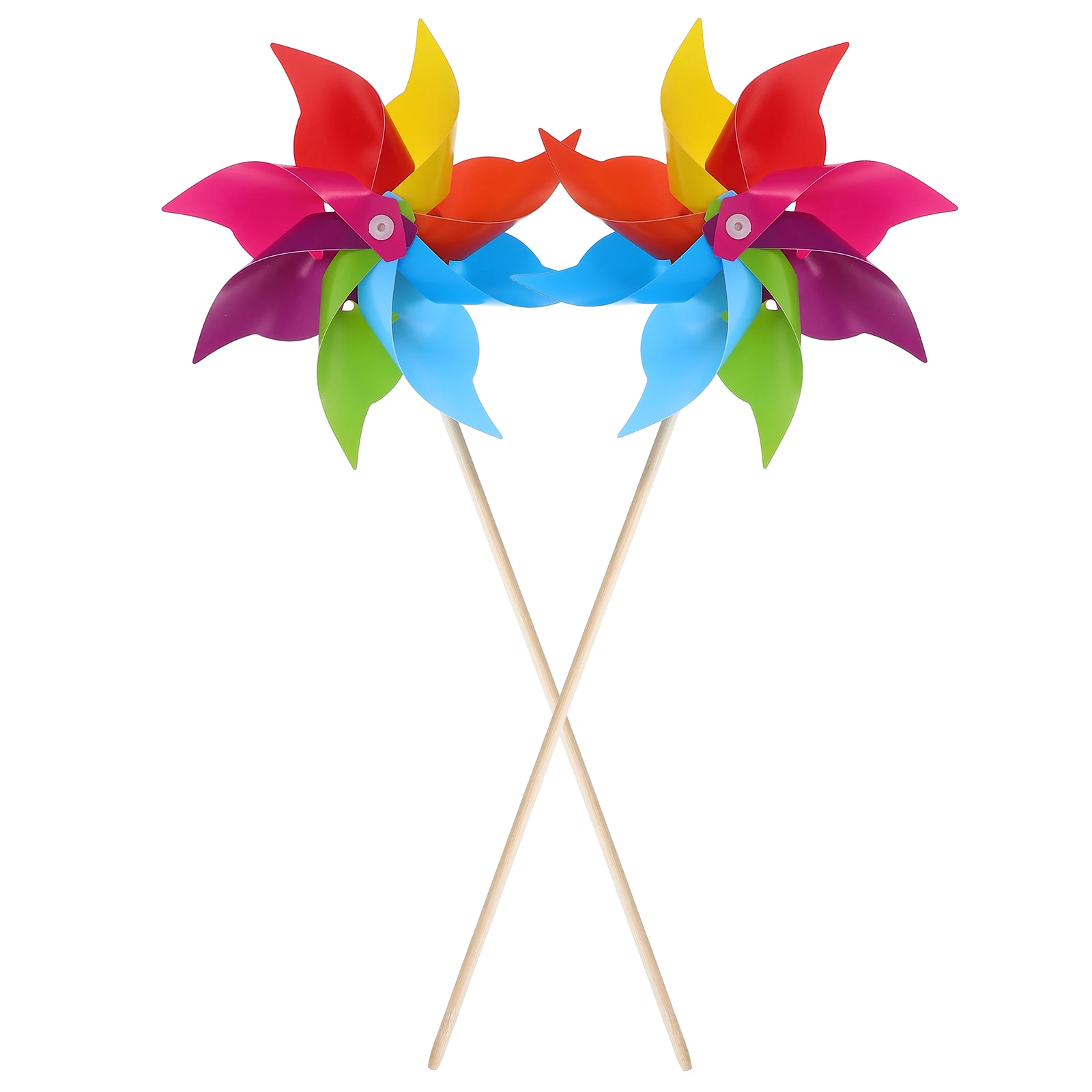 2Pcs Rainbow Windmill Colorful Pinwheel Garden Decor Durable Easy Install Outdoor Landscape Party Ornament Windmill for Garden
2Pcs Rainbow Windmill Colorful Pinwheel Garden Decor Durable Easy Install Outdoor Landscape Party Ornament Windmill for Garden