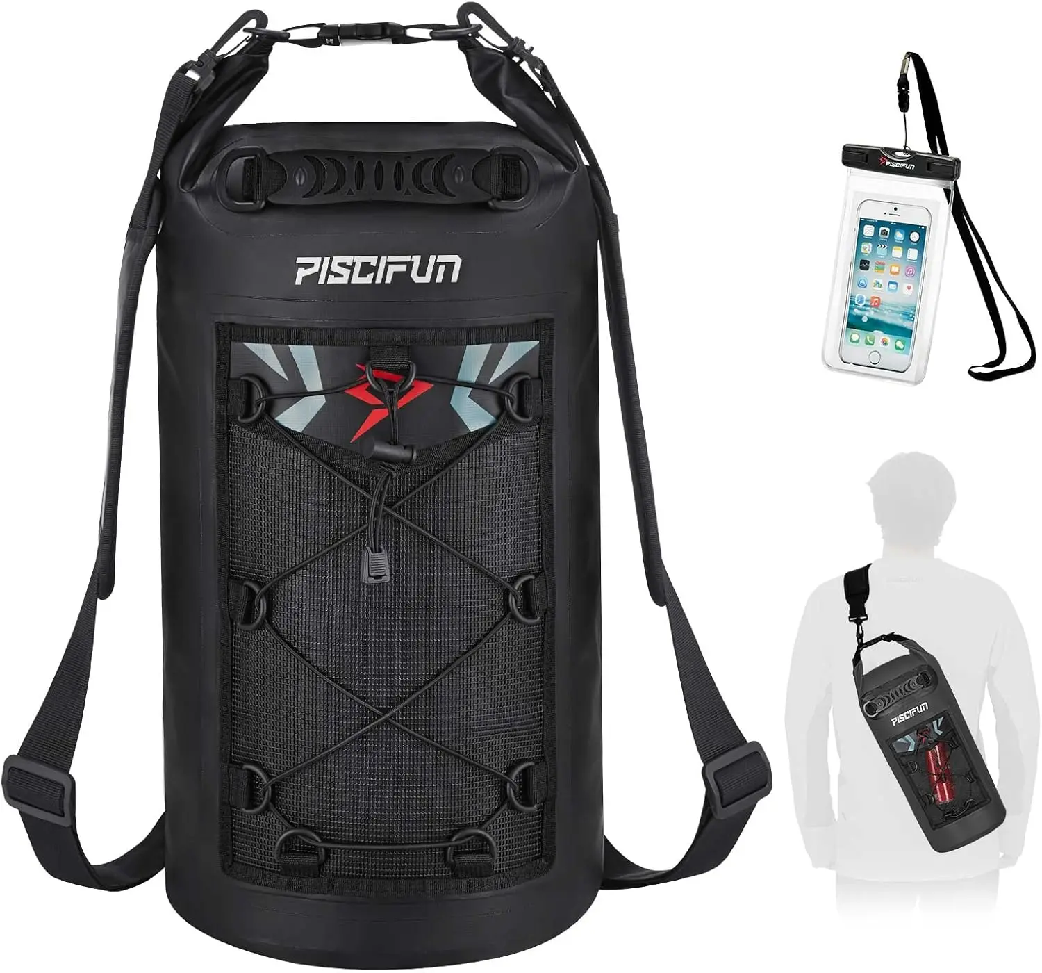 Waterproof Floating Dry Bag 10L/20L/30L/40L with Phone Case for Boating Kayaking Fishing
Waterproof Floating Dry Bag 10L/20L/30L/40L with Phone Case for Boating Kayaking Fishing