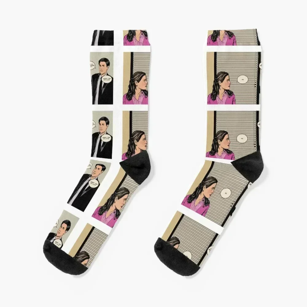 Jim and Pam Socks kawaii funny gifts hip hop Boy Socks Women's
Jim and Pam Socks kawaii funny gifts hip hop Boy Socks Women's