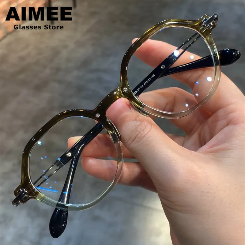 Optical Acetate Titanium Glasses Frame Men Handmade Polygon Round Prescription Eyeglasses Women 2026 Vintage Eyewear Spectacles
Optical Acetate Titanium Glasses Frame Men Handmade Polygon Round Prescription Eyeglasses Women 2026 Vintage Eyewear Spectacles