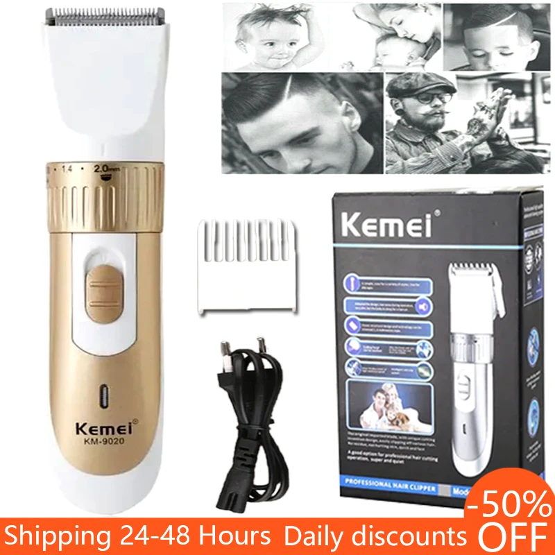 Kemei Men's Hair Trimmer Electric Professional Hair Clipper Portable Rechargeable Stainless Blade Child Adult Haircut Machine
Kemei Men's Hair Trimmer Electric Professional Hair Clipper Portable Rechargeable Stainless Blade Child Adult Haircut Machine