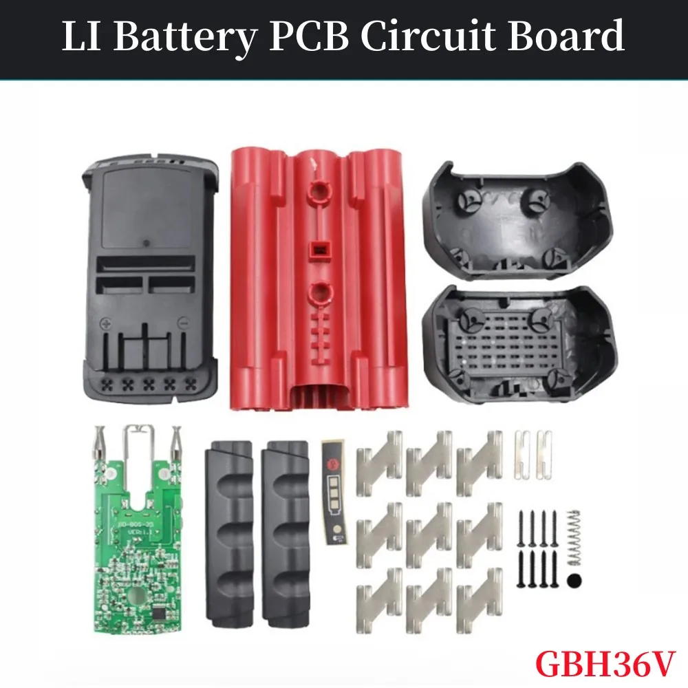 GBH36V-LI Battery Plastic Case PCB Circuit Board For Bosch 36V GBH36V-LI Li-ion Power Tool Batteries Case
GBH36V-LI Battery Plastic Case PCB Circuit Board For Bosch 36V GBH36V-LI Li-ion Power Tool Batteries Case