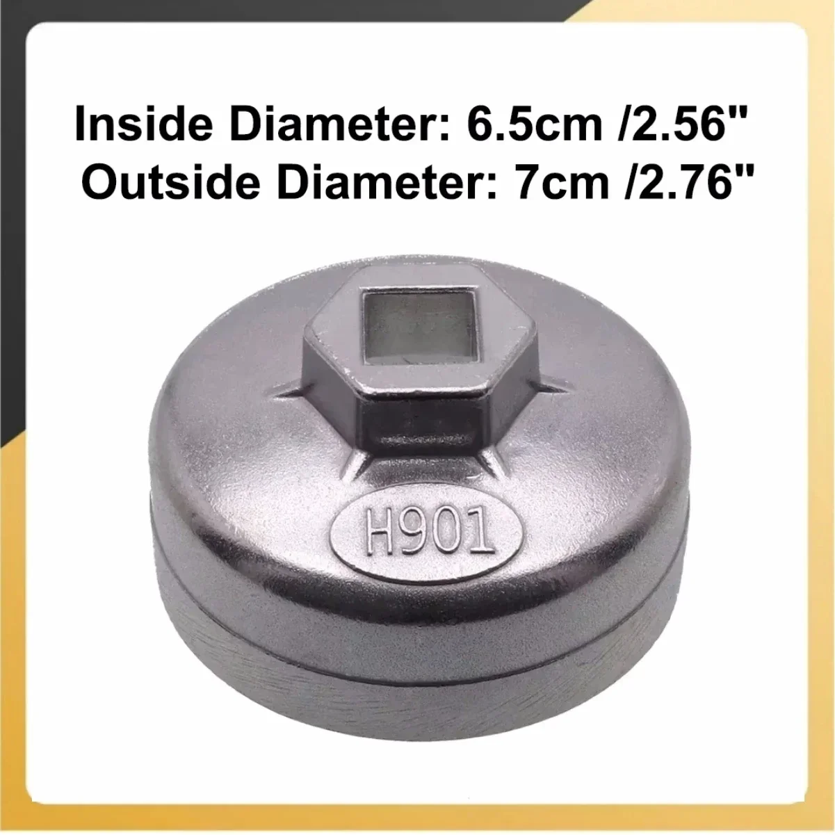 Wrench 64mm Wrench Tools For Car Repair 14 Flutes Oil Filter Cap Remover 901 H901 Replace Automobiles Parts
Wrench 64mm Wrench Tools For Car Repair 14 Flutes Oil Filter Cap Remover 901 H901 Replace Automobiles Parts