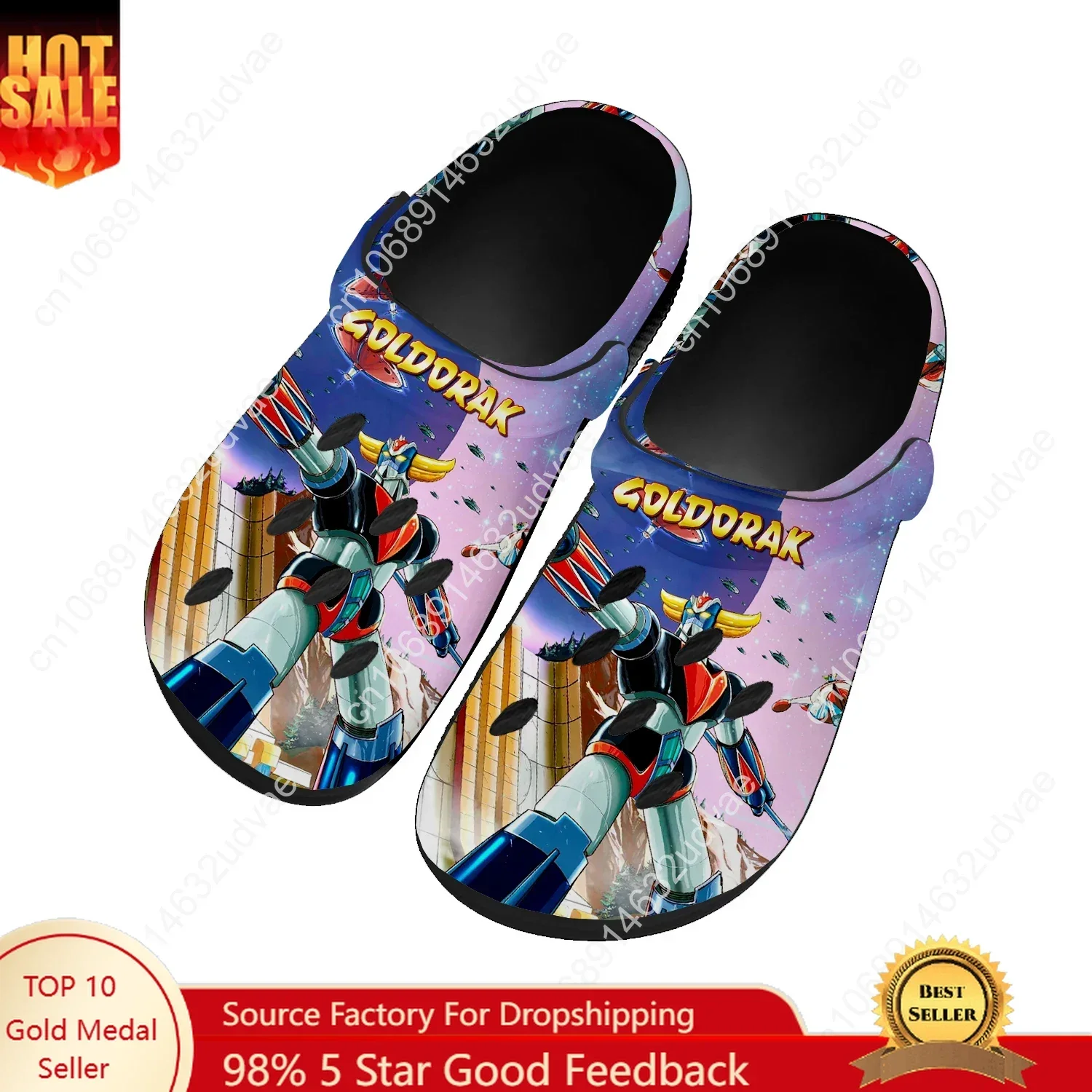UFO Robot Goldrake Grendizer Water Shoes Mens Womens Non-slip Home Garden Clogs Customizd Sandals Breathable Hole Slippers
UFO Robot Goldrake Grendizer Water Shoes Mens Womens Non-slip Home Garden Clogs Customizd Sandals Breathable Hole Slippers