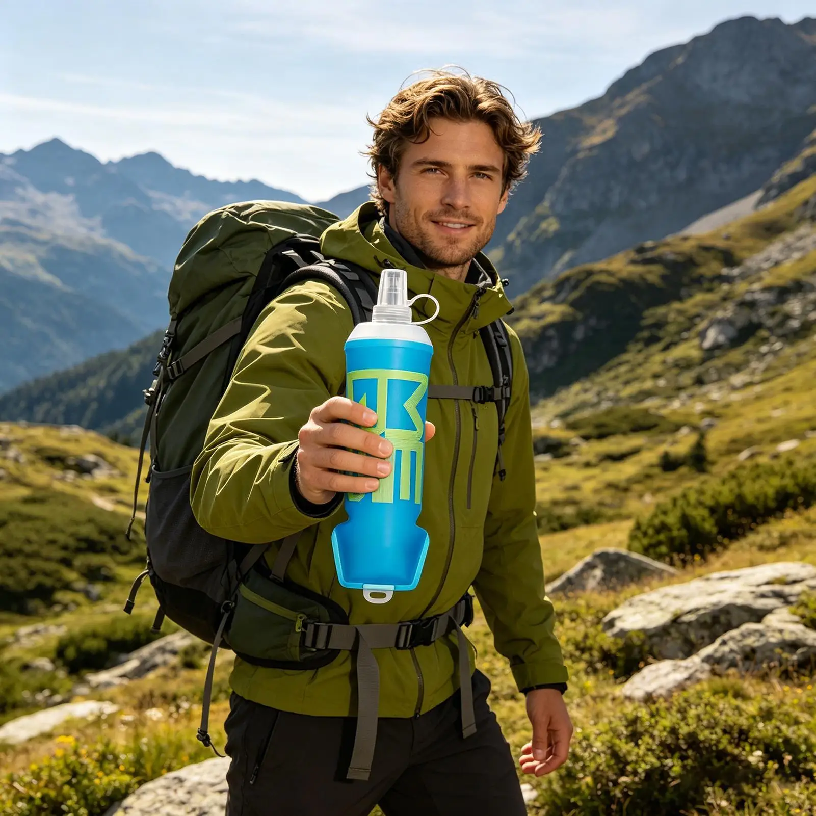 Soft Flask 500ml Reusable Lightweight Folding Water Bottle For Running For Men Women Outdoor Sports Travel Cruise Hiking Camping
Soft Flask 500ml Reusable Lightweight Folding Water Bottle For Running For Men Women Outdoor Sports Travel Cruise Hiking Camping