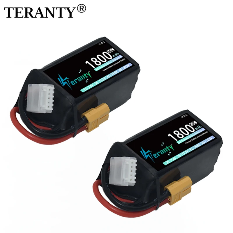 TERANTY 4S 14,8 В Lipo аккумулятор 1800 мАч 60C с вилкой T XT30 XT60 JST для радиоуправляемого автомобиля, лодки, RC FPV, дрона, квадрокоптера, вертолета, самолета
TERANTY 4S 14,8 В Lipo аккумулятор 1800 мАч 60C с вилкой T XT30 XT60 JST для радиоуправляемого автомобиля, лодки, RC FPV, дрона, квадрокоптера, вертолета, самолета