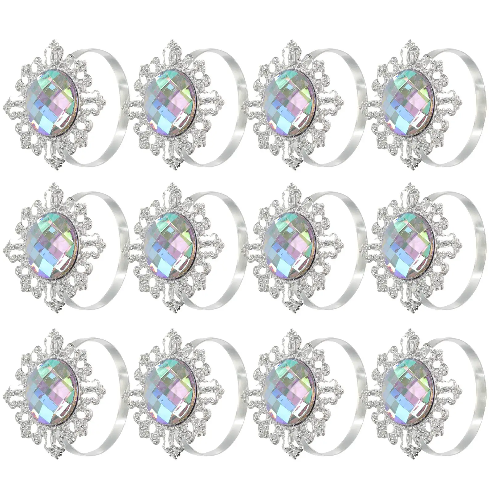 12 Pcs Rings Acrylic Iron Decorative Bulk Napkin Buckles Christmas Wedding Banquet Reusable Serviette
12 Pcs Rings Acrylic Iron Decorative Bulk Napkin Buckles Christmas Wedding Banquet Reusable Serviette