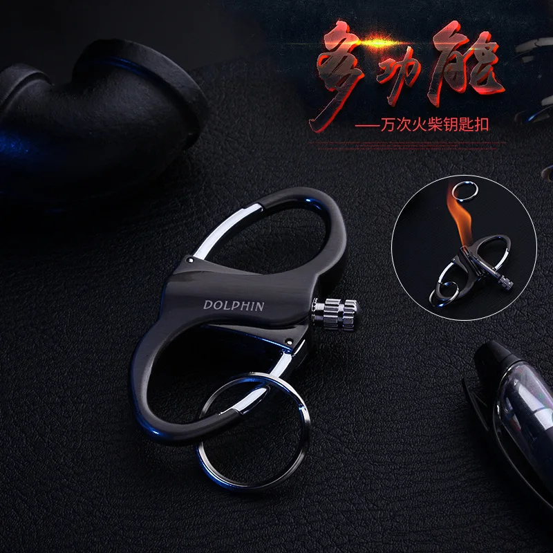 YF-656 Metal Keychain Ring Multi functional Portable Match Lighter Waterproof Outdoor Men's Waist Hanging
YF-656 Metal Keychain Ring Multi functional Portable Match Lighter Waterproof Outdoor Men's Waist Hanging