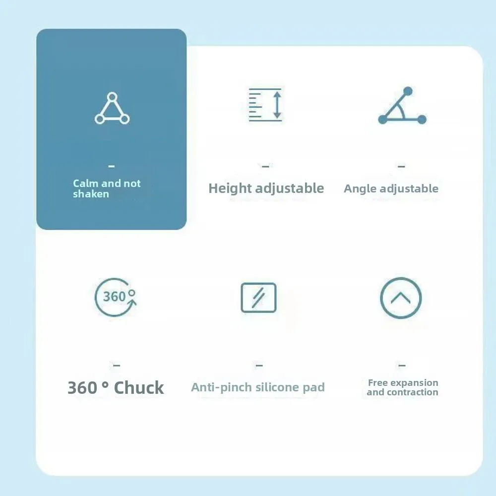 Adjustable Height Telescopic Phone Stand 360° Rotate Portable Desktop Phone Holder Stable Base Universal Mobile Phone Bracket
Adjustable Height Telescopic Phone Stand 360° Rotate Portable Desktop Phone Holder Stable Base Universal Mobile Phone Bracket