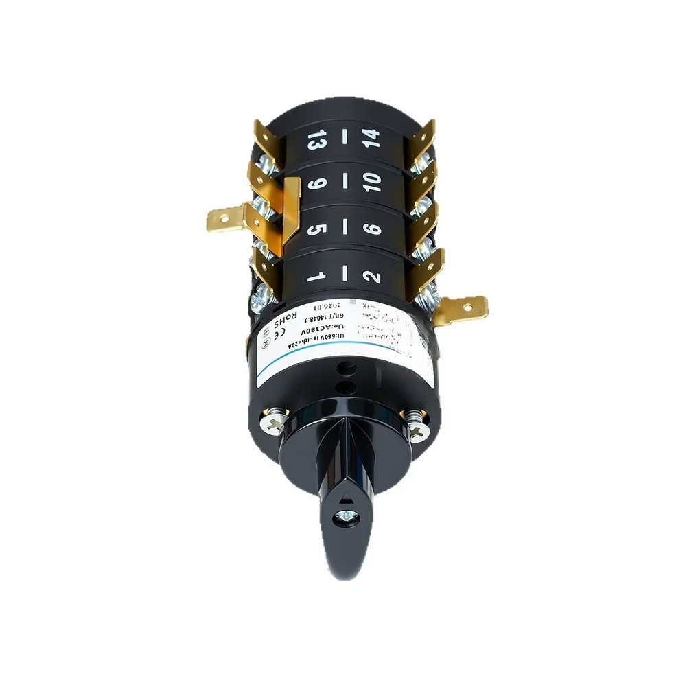 Three Position Four Section Combination Switch HZ5B-20/4.CCC for Welding Machine Rated 660V 20A AC3 Industrial Use
Three Position Four Section Combination Switch HZ5B-20/4.CCC for Welding Machine Rated 660V 20A AC3 Industrial Use