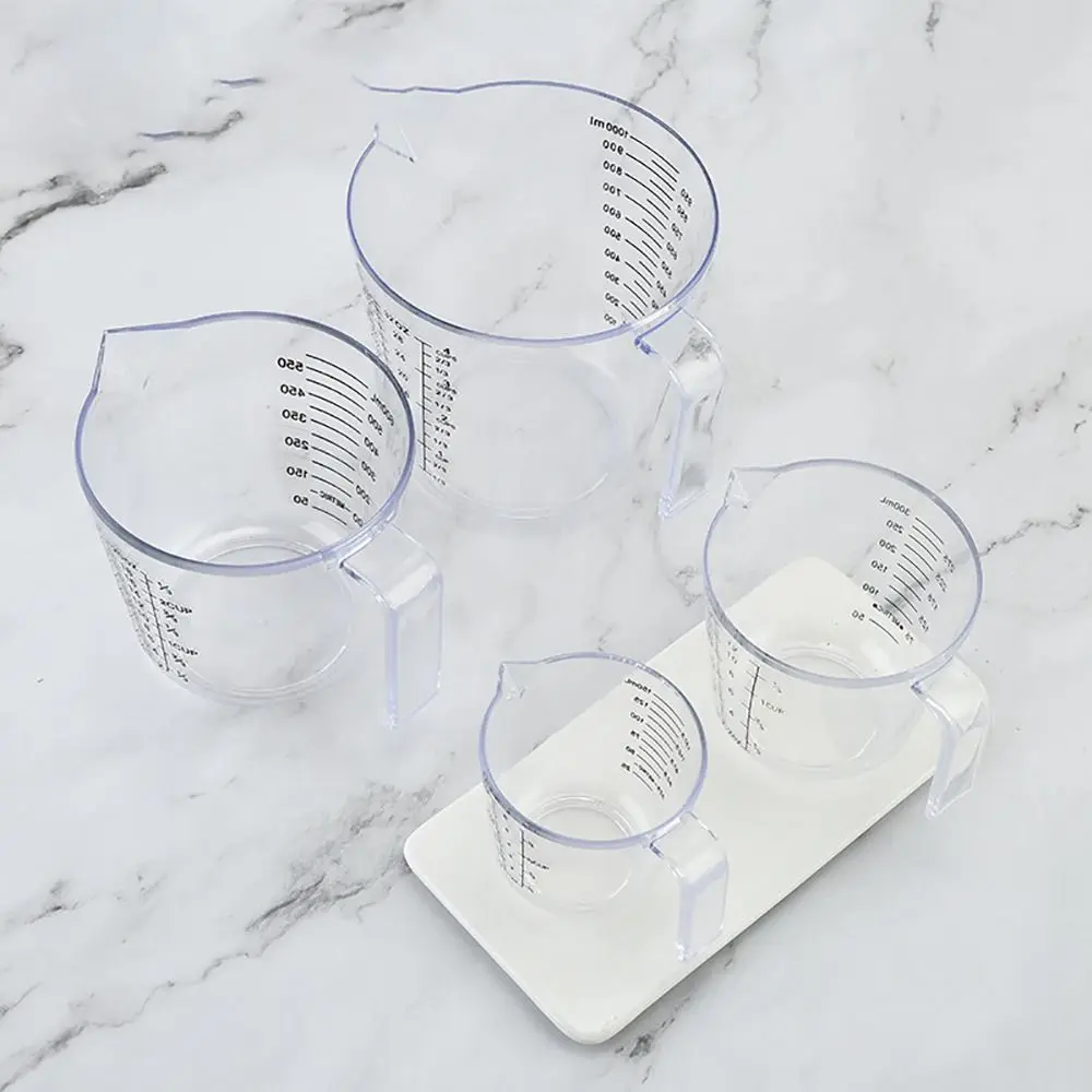 Scale Identification Liquid Measuring Cup Kitchen Supplies Transparent Seasoning Measuring Cup Stackable Large Capacity 
Scale Identification Liquid Measuring Cup Kitchen Supplies Transparent Seasoning Measuring Cup Stackable Large Capacity