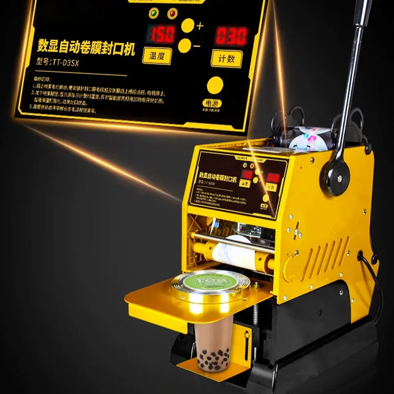 Commercial Semi Automatic Cup Sealer Manual Type Sealing Machine for Milk Tea Soybean Milk Store Use
Commercial Semi Automatic Cup Sealer Manual Type Sealing Machine for Milk Tea Soybean Milk Store Use