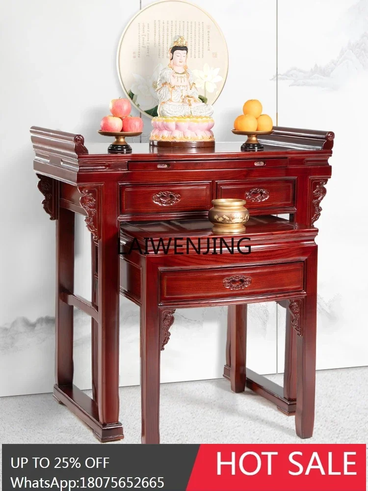 HLZ Solid Wood Incense Case God of Wealth Buddha Table Household Buddha God Table Cabinet
HLZ Solid Wood Incense Case God of Wealth Buddha Table Household Buddha God Table Cabinet