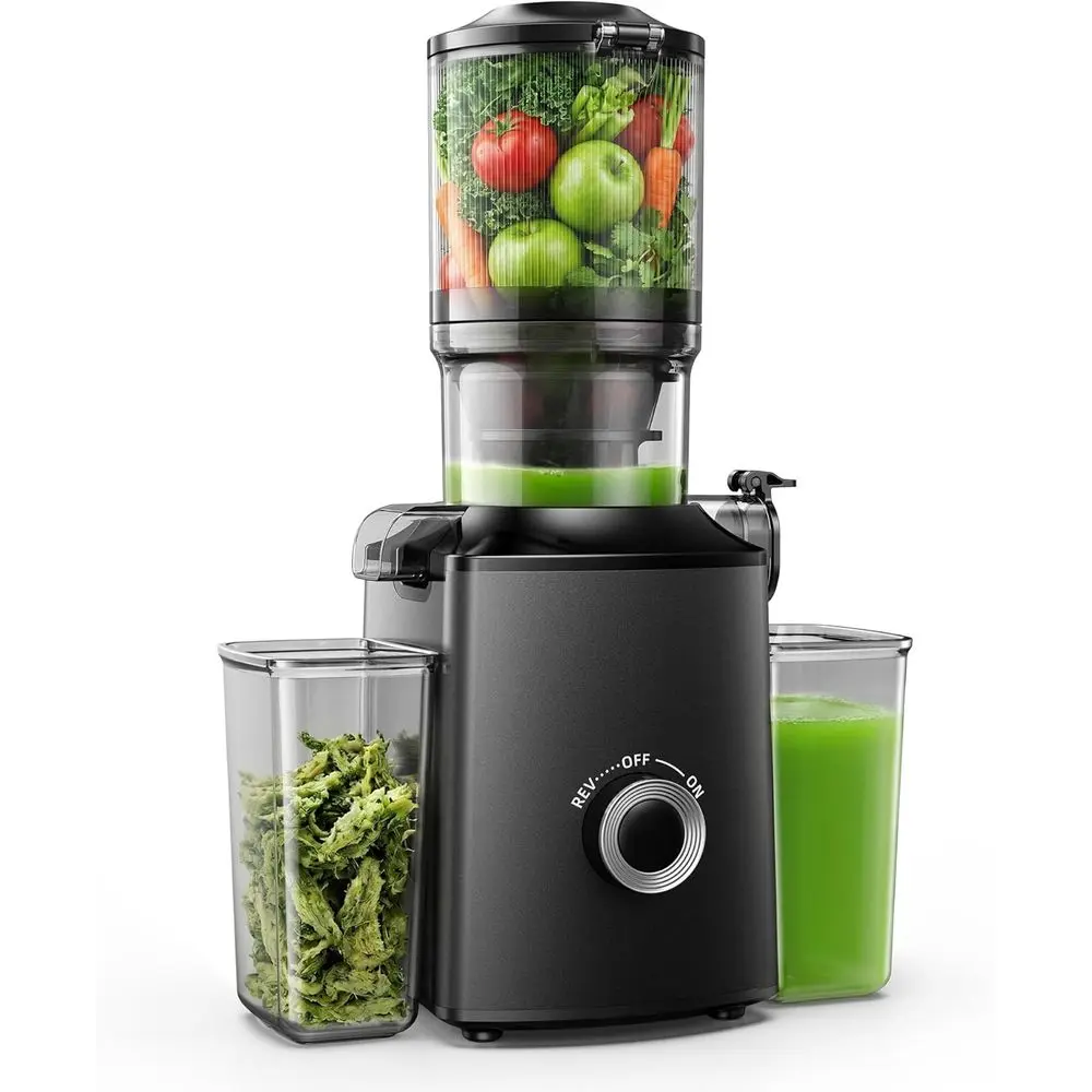 Wide Mouth 5.1 Slow Masticating Juicer with 400W Power for High Yield Juice from Whole Fruits and Vegetables
Wide Mouth 5.1 Slow Masticating Juicer with 400W Power for High Yield Juice from Whole Fruits and Vegetables