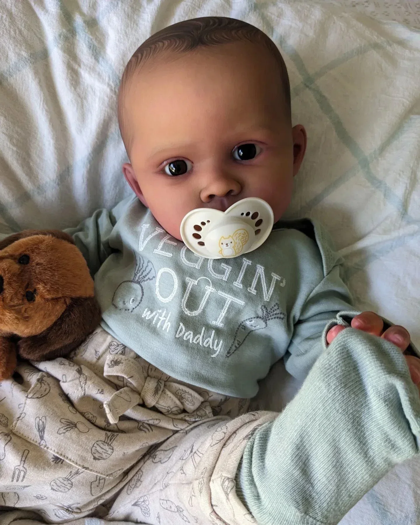 NPK 20inch Cameron Dark Brown Skin Lifelike Reborn Toddler Boy Doll High Quality Hand Painted Collectible Art Doll
NPK 20inch Cameron Dark Brown Skin Lifelike Reborn Toddler Boy Doll High Quality Hand Painted Collectible Art Doll