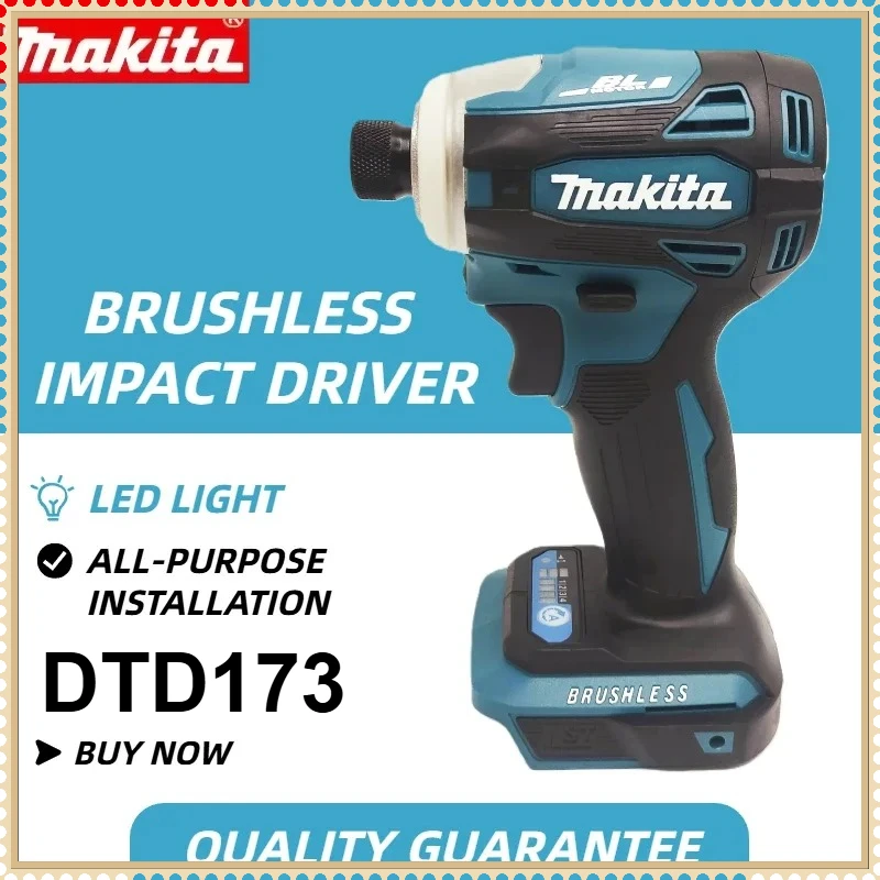 Makita high power brushless impact DTD173 For 18V screwdriver driver Rechargeable high torque Cordless electric driver Tool
Makita high power brushless impact DTD173 For 18V screwdriver driver Rechargeable high torque Cordless electric driver Tool