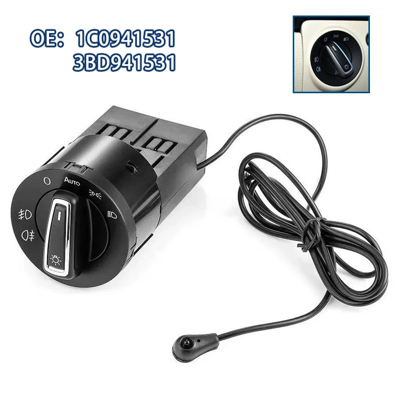 1C0941531 3BD941531 Headlight Lamp Control Switch Fit for Volkswagen Golf MK4 Passat B5 Polo Bora Sharan Alhambra 1C0941531A
1C0941531 3BD941531 Headlight Lamp Control Switch Fit for Volkswagen Golf MK4 Passat B5 Polo Bora Sharan Alhambra 1C0941531A