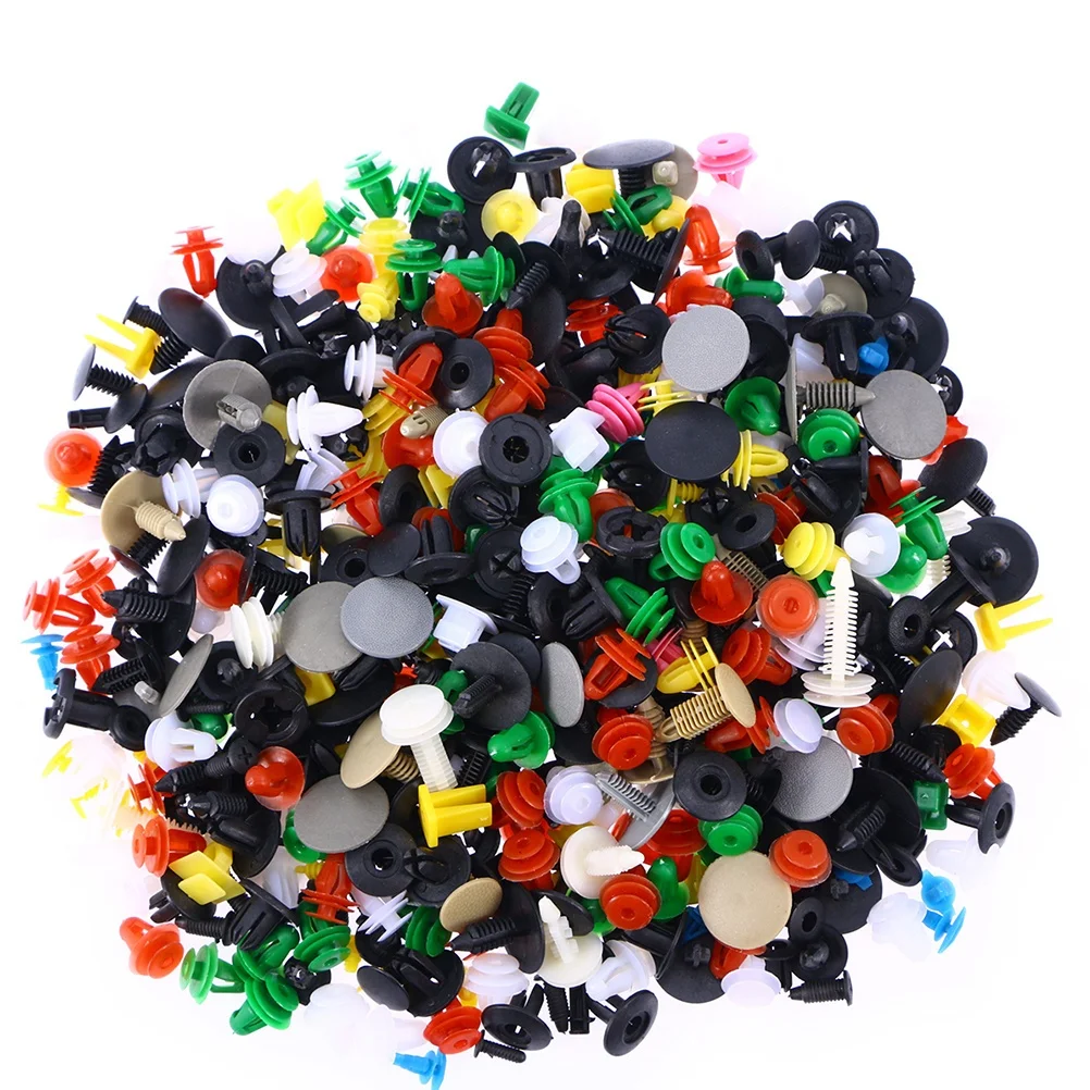 500Pcs Nylon Automotive Push Clips Heavy Duty Trim Door Panel Bumper Fastener Rivet Pins Car Push Type Clips Vibration Resistant 
500Pcs Nylon Automotive Push Clips Heavy Duty Trim Door Panel Bumper Fastener Rivet Pins Car Push Type Clips Vibration Resistant