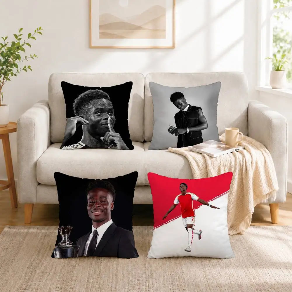 B-Basketball star B-Bukayo Saka Square Double-Sided printed Pillow Case Bedroom Bedside Pillow Sofa Cushion Cover Gift
B-Basketball star B-Bukayo Saka Square Double-Sided printed Pillow Case Bedroom Bedside Pillow Sofa Cushion Cover Gift