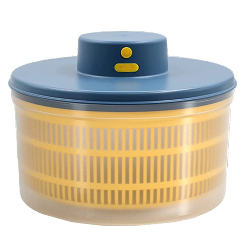 Electric Salad Spinner - Lettuce Vegetable Dryer, USB Rechargeable, Quick Drying Lettuce Fruit Spinner With Bowl
Electric Salad Spinner - Lettuce Vegetable Dryer, USB Rechargeable, Quick Drying Lettuce Fruit Spinner With Bowl